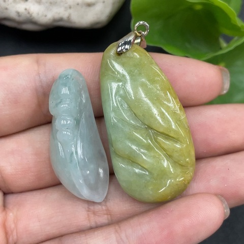 古玩玉器216天然翡翠掛件拍賣,當前價格330元