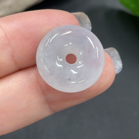 古玩玉器217天然翡翠平安扣兩件一手走（正冰種）拍賣，當前價格298元