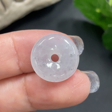 古玩玉器217天然翡翠平安扣兩件一手走（正冰種）拍賣，當前價格298元