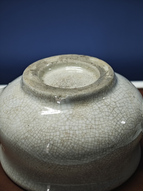 古玩陶瓷哥釉開片雙耳琴爐拍賣，當前價格680元