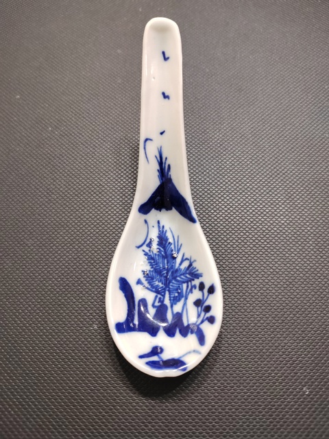 古玩陶瓷清光緒青花勺拍賣，當前價格11元