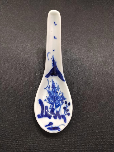 古玩陶瓷清光緒青花勺拍賣，當前價格11元
