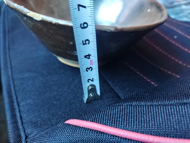 古玩陶瓷元末明初澀圈圈足疊燒工藝碗拍賣,當前價格558元