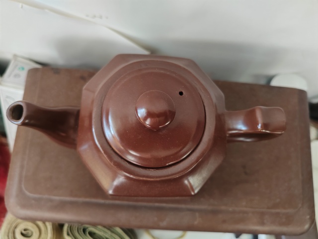 古玩雜項紫砂掛釉茶壺拍賣，當前價格798元