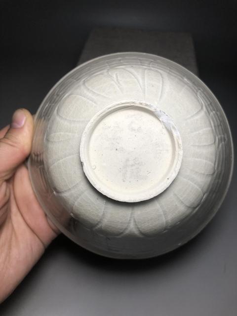 古玩陶瓷宋,影青釉荷花紋撇口碗拍賣,當前價格1600元