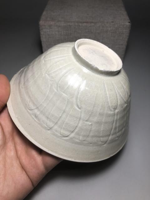 古玩陶瓷宋,影青釉荷花紋撇口碗拍賣,當前價格1600元