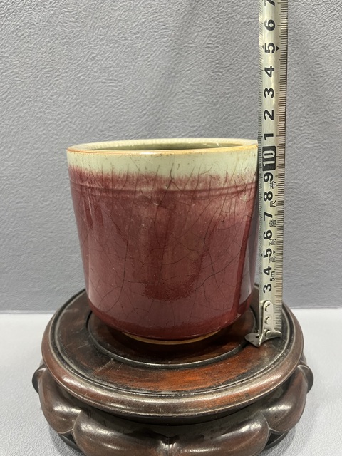 古玩陶瓷紅釉香爐拍賣,當前價格2800元