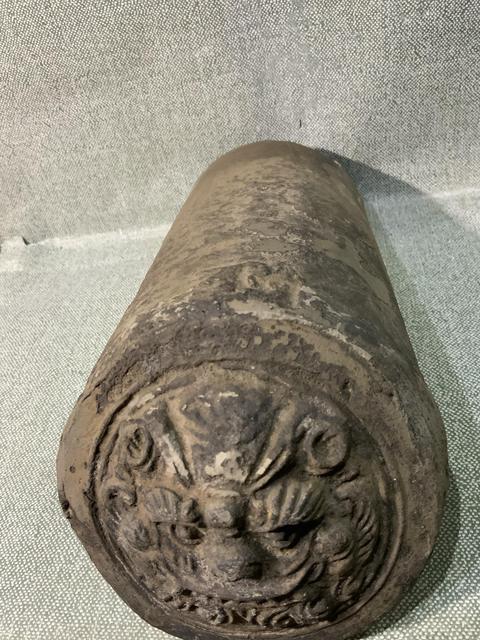 古玩陶瓷獸面瓦當拍賣，當前價格0元