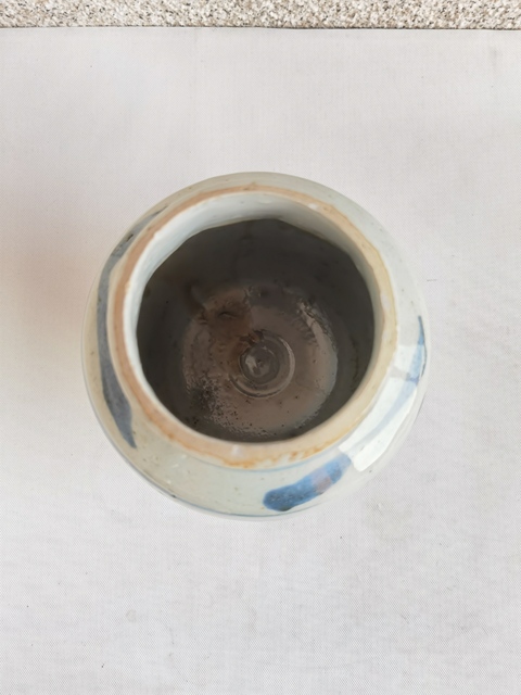 古玩陶瓷青花花卉紋福字罐拍賣，當前價格680元