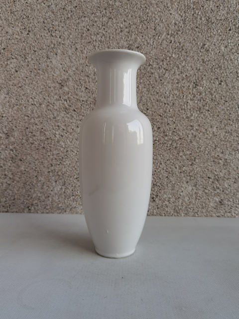 古玩陶瓷白釉盤口瓶拍賣，當(dāng)前價(jià)格220元