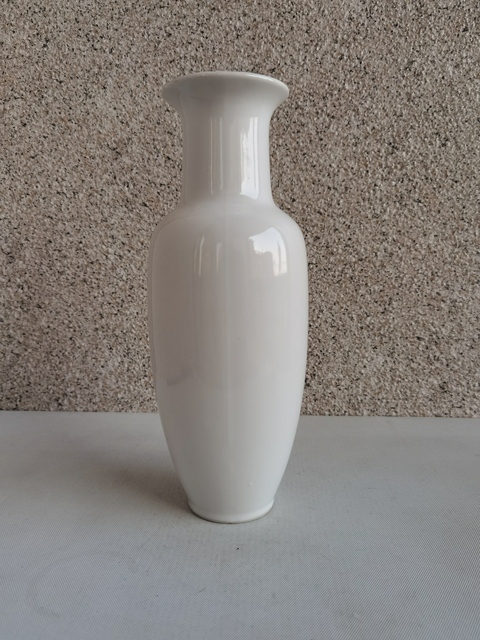 古玩陶瓷白釉盤口瓶拍賣，當(dāng)前價(jià)格220元