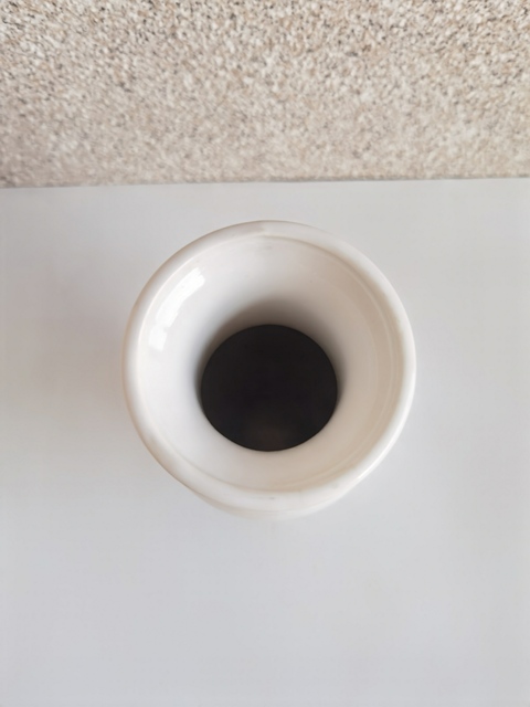 古玩陶瓷白釉盤口瓶拍賣，當(dāng)前價(jià)格220元