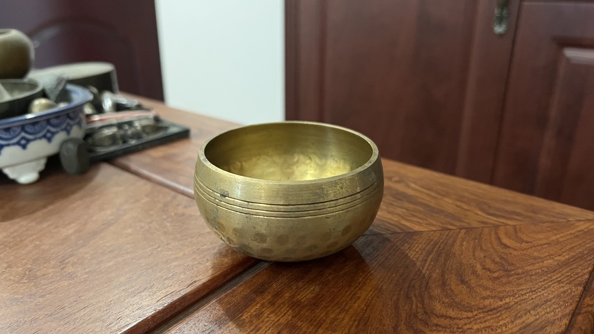 古玩雜項清末銅缽拍賣，當前價格199元