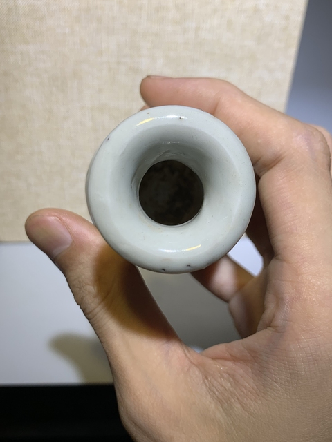古玩陶瓷清中早期青花花卉紋玉壺春瓶拍賣，當前價格399元