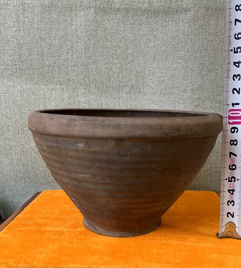 古玩陶瓷醬釉茶碾缽拍賣，當前價格699元
