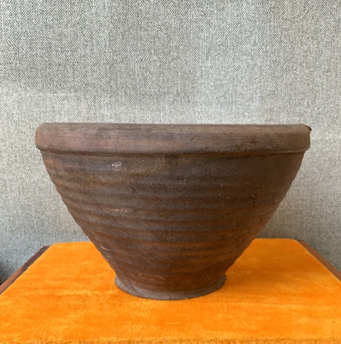 古玩陶瓷醬釉茶碾缽拍賣，當前價格699元