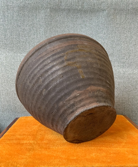 古玩陶瓷醬釉茶碾缽拍賣，當前價格699元