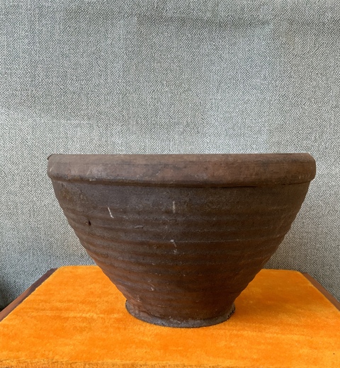古玩陶瓷醬釉茶碾缽拍賣，當前價格699元
