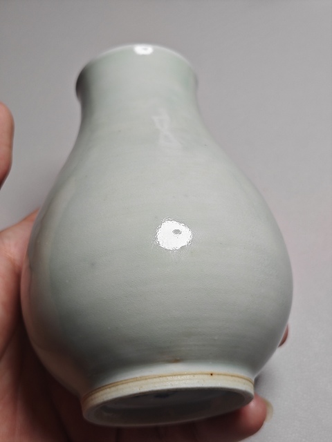 古玩陶瓷晚清釉里紅小尊真品鑒賞圖