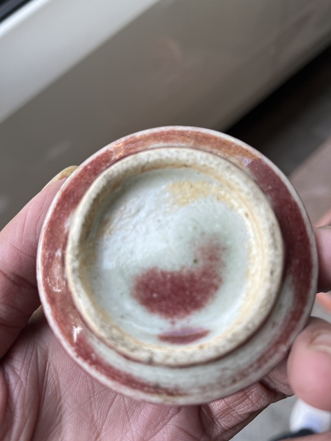 古玩陶瓷紅釉水盂拍賣，當前價格6800元