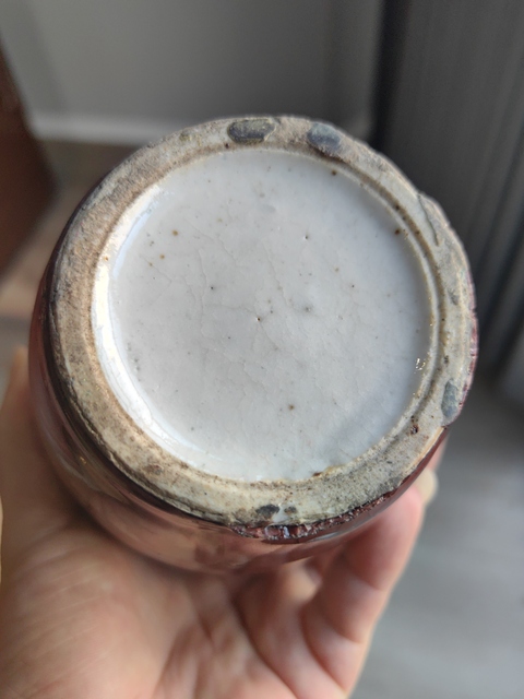 古玩陶瓷晚清郎窯紅釉羅漢瓶拍賣,當前價格10088元