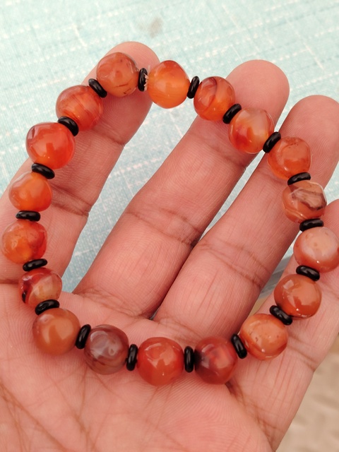 古玩玉器清代紅瑪瑙珠串拍賣,當前價格450元