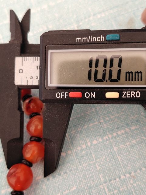 古玩玉器清代紅瑪瑙珠串拍賣,當前價格450元