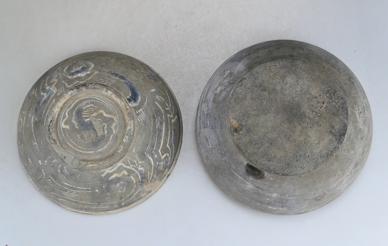 古玩陶瓷館藏級:漢代彩繪陶蓋盒拍賣，當前價格598元