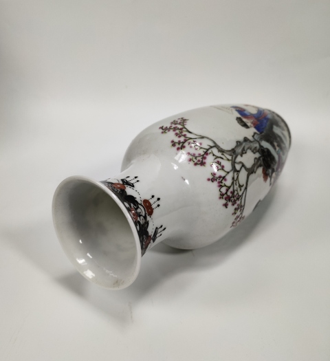 古玩陶瓷民國(guó)·粉彩人物故事紋瓶拍賣，當(dāng)前價(jià)格3699元