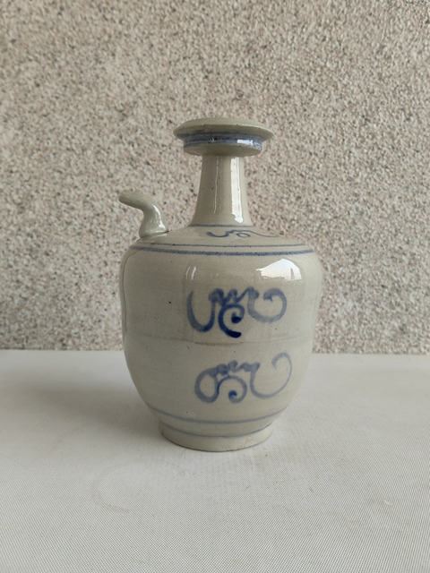 古玩陶瓷青花福壽紋執(zhí)壺拍賣(mài),當(dāng)前價(jià)格328元