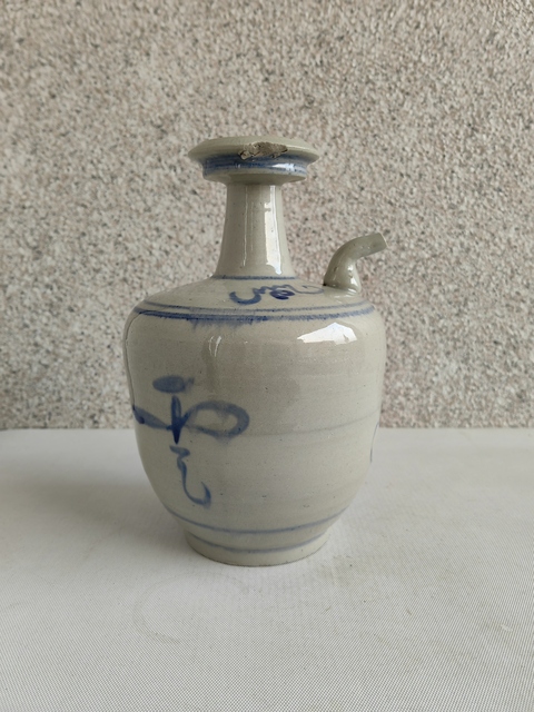 古玩陶瓷青花福壽紋執(zhí)壺拍賣(mài),當(dāng)前價(jià)格328元