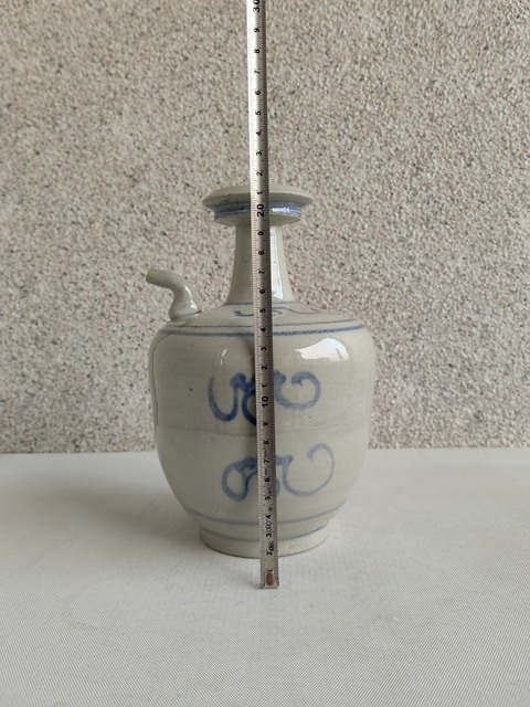 古玩陶瓷青花福壽紋執(zhí)壺拍賣(mài),當(dāng)前價(jià)格328元