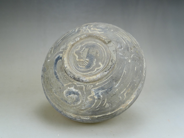 古玩陶瓷館藏級:漢代彩繪陶蓋盒拍賣，當前價格598元