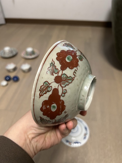 古玩陶瓷明·玉堂佳器紅綠彩大碗拍賣，當(dāng)前價格10000元