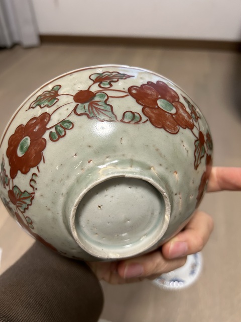 古玩陶瓷明·玉堂佳器紅綠彩大碗拍賣，當(dāng)前價格10000元