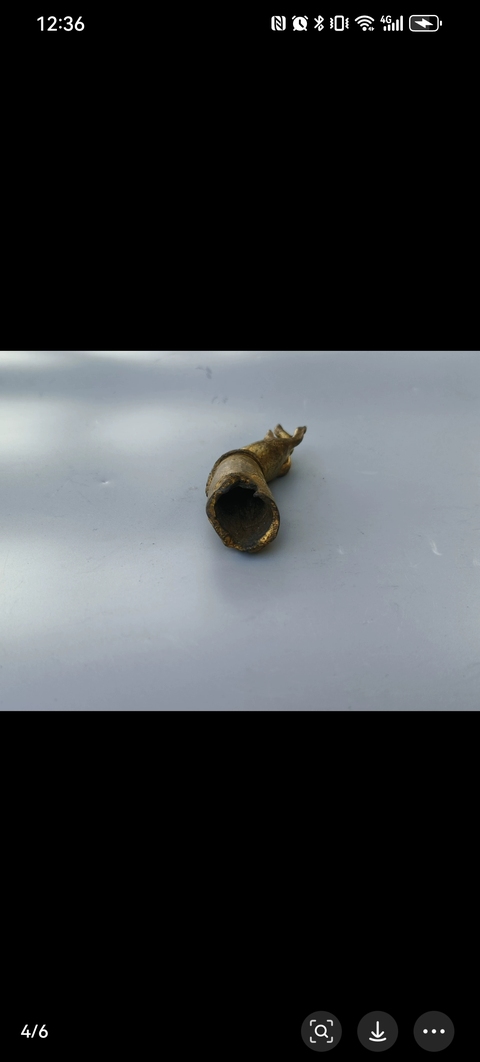 古玩銅器明代鎏金造像手臂拍賣，當前價格3500元