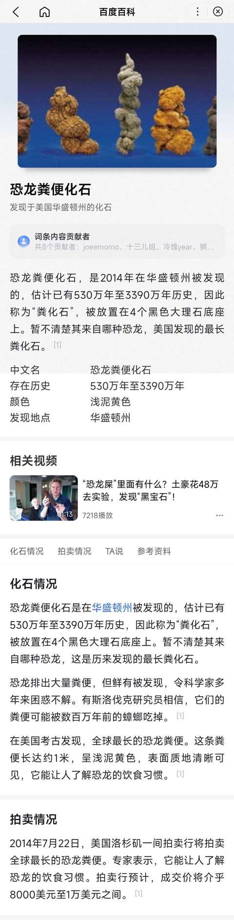 古玩雜項恐龍糞便hua石(來自幾百萬年前) 你見龍屎嗎?拍賣,當前價格0元