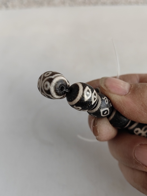 古玩玉器瑪瑙工藝品天珠串拍賣，當前價格298元