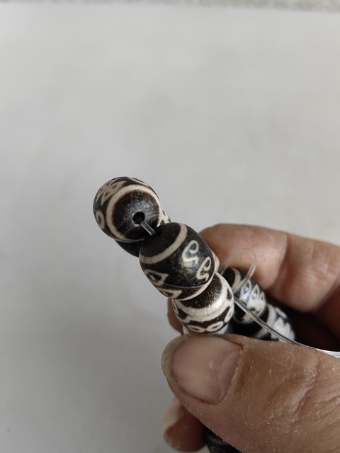 古玩玉器瑪瑙工藝品天珠串拍賣，當前價格298元