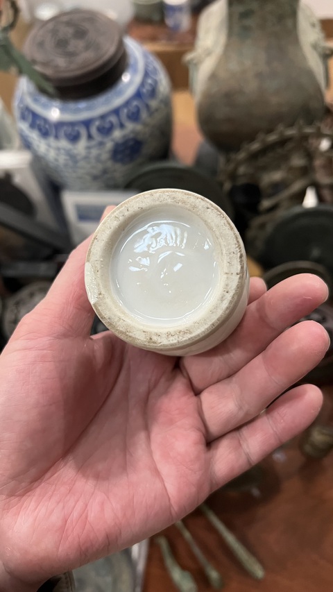 古玩陶瓷民國花觚拍賣，當前價格777元