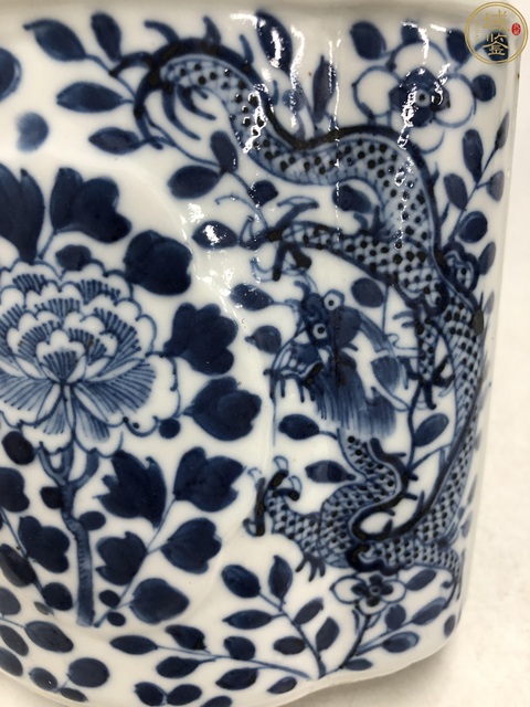 古玩陶瓷清中晚精品-雙龍大號花紋茶葉罐拍賣,當前價格5998元