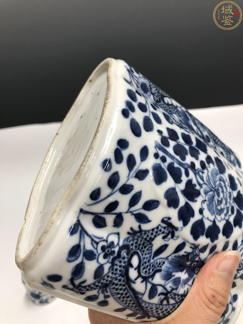 古玩陶瓷清中晚精品-雙龍大號花紋茶葉罐拍賣,當前價格5998元