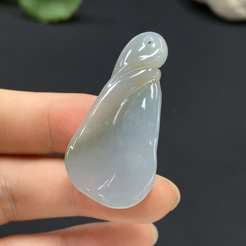 古玩玉器226天然翡翠蓮蓬掛件拍賣，當前價格360元
