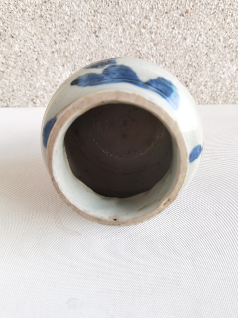 古玩陶瓷青花壽字紋罐拍賣,當前價格350元