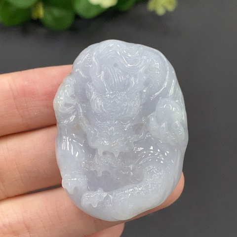古玩玉器232天然翡翠龍紋掛件拍賣,當前價格270元