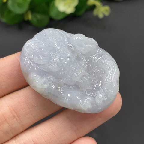 古玩玉器232天然翡翠龍紋掛件拍賣,當前價格270元