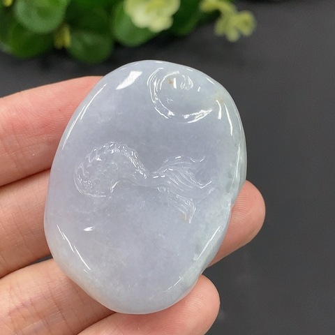 古玩玉器232天然翡翠龍紋掛件拍賣,當前價格270元