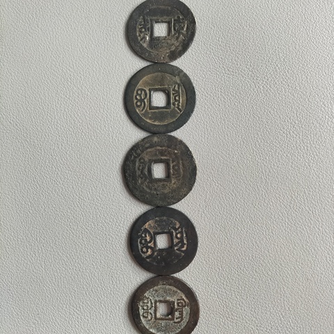 古玩錢幣清代五帝錢拍賣,當(dāng)前價(jià)格680元