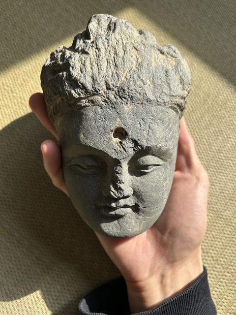 古玩雜項犍陀羅觀音佛像拍賣，當前價格18800元