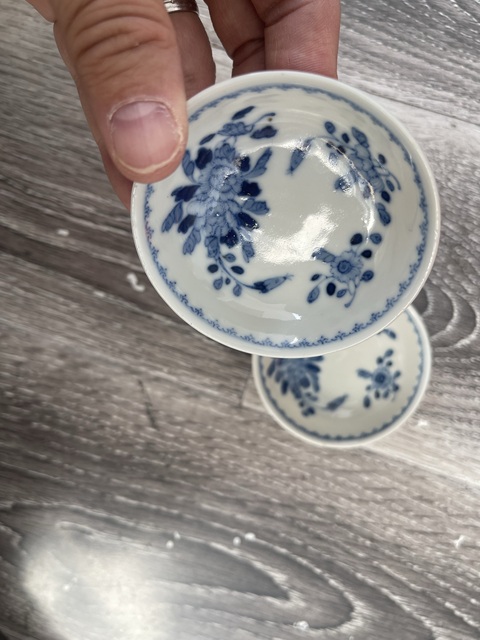 古玩陶瓷清光緒官窯制式青花折枝花卉筆洗拍賣,當前價格9800元